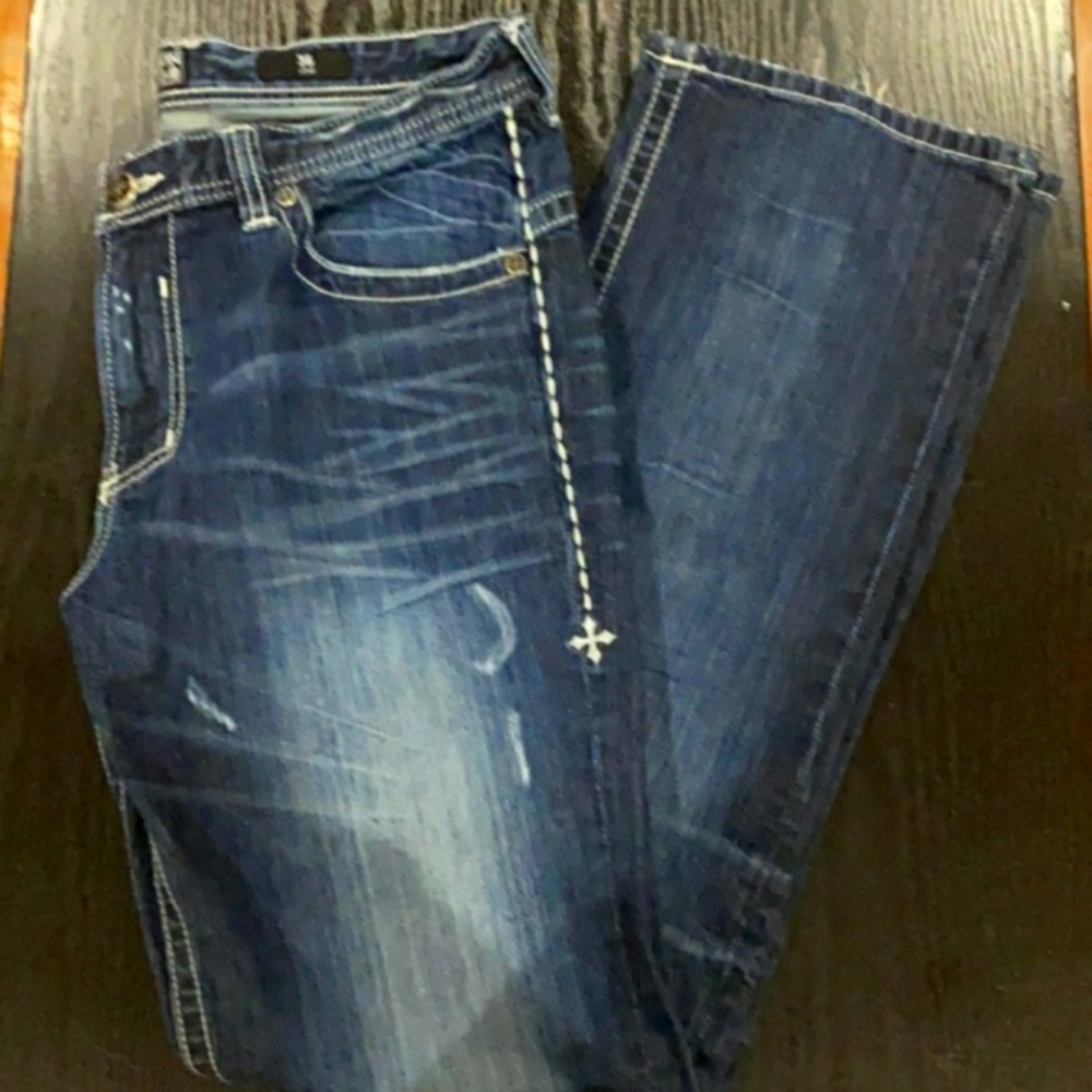 Mens Affliction Jeans size 36W×34L Blake